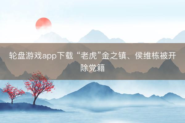 轮盘游戏app下载 “老虎”金之镇、侯维栋被开除党籍