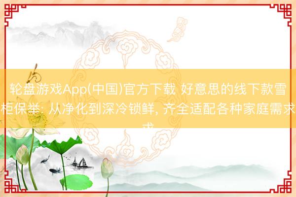 轮盘游戏App(中国)官方下载 好意思的线下款雪柜保举: 从净化到深冷锁鲜， 齐全适配各种家庭需求